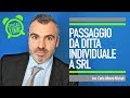 DA DITTA INDIVIDUALE A SRL - IL PASSAGGIO