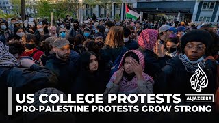 From LA to NY, pro-Palestine college campus protests grow strong in US