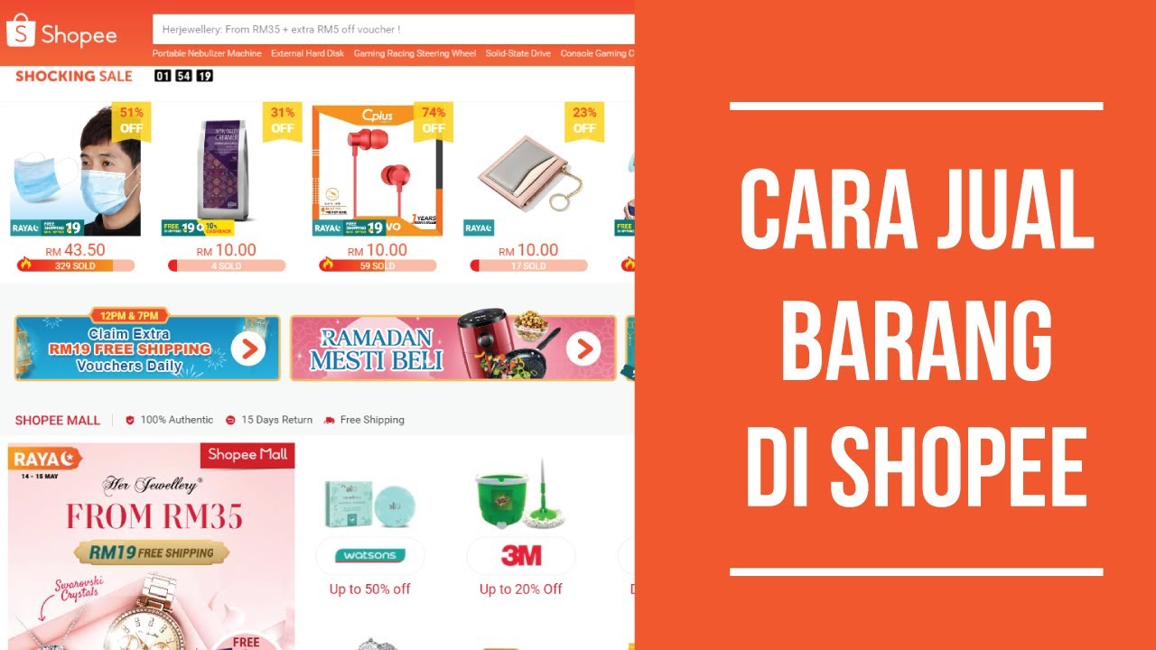 Cara Jual Barang Di Shopee Untuk Beginner - YouTube