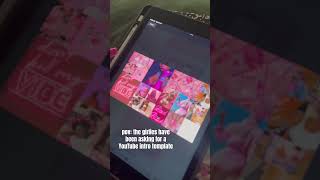 Girly CANVA YouTube Intro Template!!! #youtubeintro #baddieintro