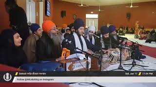 008 Bhai Simarpreet Singh Jee - AKJ Detroit Local Raensbhayee Keertan January 2025