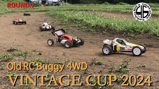 ビンテージCUP2024「4WDクラス ROUND.7」kyosho tomahawk tamiya hornet ff_buggy