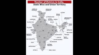 Number of district in India all states for ssc, railway.| Eluthugol|