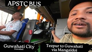 Jamugurihat, Tezpur to Guwahati in a luxurious AC BUS. the journey Started from Dibrugarh to Nagaon