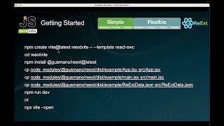 How to use Ext JS Components in React Applications - ReExt | JS Days 2024