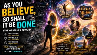 As You Believe So Shall It Be Done The Observer Effect