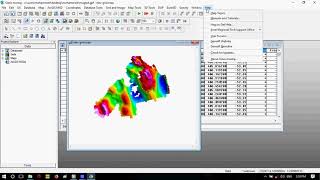Create Gravity Map by using Oasis Montaj Software