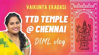 Vaikunta Ekadasi #vlog | DIML | TTD temple chennai | kitchen cleaning  Simple Recipe | pizza తిన్నాం