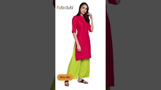 Plain Rayon Solid Kurta For Every Occasion By Fabclub In 10 Colors And 7 Sizes #BookNow #Kurti #OOTD