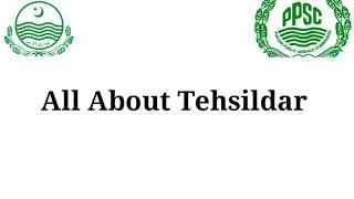 Tehsildar JOBS PPSC Paper Syllabus Recommended Books Preparation Eligibility Criteria Informations