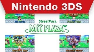 Nintendo 3DS - StreetPass Mii Plaza Trailer