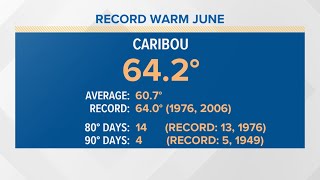 Wacky weather sets Maine on track to break several records
