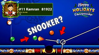 8 Ball Pool -  11th Rank 81922 Points in Happy Holidays Championship (Full Games) - GamingWithK
