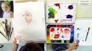 Watercolor Techniques with Janet Rogers - Creating Flesh Tones-Part 2