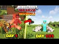 I SURVIVED 101 DAYS as MOWGLI in MINECRAFT HARDCORE (HINDI)