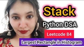 LIVE Coding 🔴 Largest Rectangle in Histogram | Leetcode 84 | Stack Explained | DSA Python