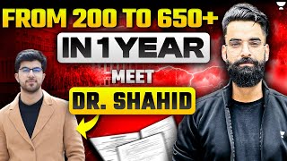 200 To 650+ in one year | Perfect Guidance 🔥 | NEET 2025 | Wassim Bhat