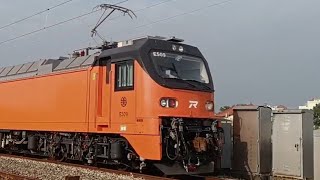 2025.01.22 E500型電力機車推拉運轉  自強號 125次 山線 往屏東 大村南通過   🎉E509  E510  投入營運🎉