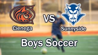 Cienega Boys Soccer vs. Sunnyside