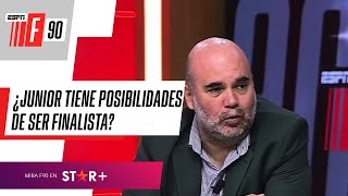 Debate en ESPN F90 Colombia: ¿Junior tiene posibilidades de ser finalista?