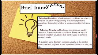 Selection Structure | PROGRAMMING JAVA | Use the Appropriate Language Syntax for Selection Construct