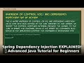 Master Spring Dependency Injection in Java! 🚀 Beginner-Friendly Advanced Tutorial