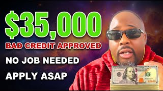 This $35,000 Personal Loan Hack Instantly Approves Anyone with Bad Credit Soft Pull Preapproval!
