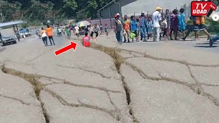 Video Kepanikan Warga Ketika Terjadi Gempa di Papua Barat Kemarin!! Warga Panik Berlarian...