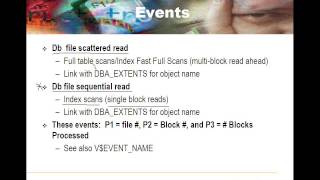 Lunch n Learn Important Oracle Wait Events