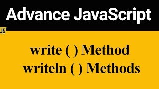 write and writeln Method in JavaScript (Hindi)