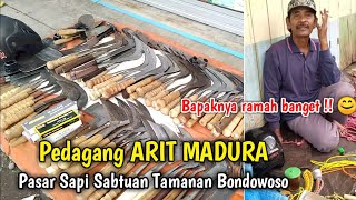 Sudah Tradisi Jualan Kerajinan Sajam Bebas disini !! | PEDAGANG ARIT MADURA