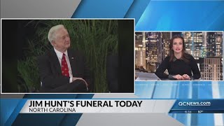 Funeral services held for former NC Governor Jim Hunt