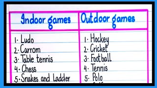10 indoor and outdoor games name|indoor games outdoor games|indoor and outdoor games name