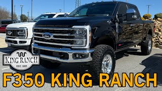 2024 Ford F350 KING RANCH 3.5” LIFTED on 37s-Clean \u0026 Classy COVERT Edition