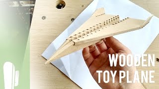 Wooden toy plane - Makers Care