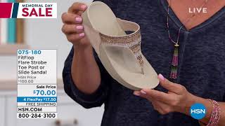 FitFlop Flare Strobe Toe Post Sandal