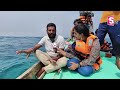 sumantv anchor adventure in ocean largest mountain in mid of the ocean srikakulam ocean