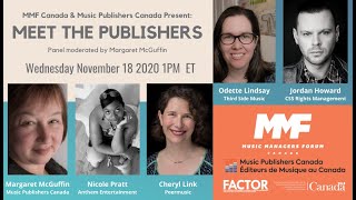 MMF CANADA WEBINAR: Meet the Publishers Panel