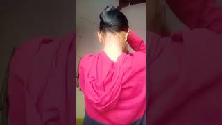 it's a sigma Girl hairstyle  #treanding #viral #creative #heirstyle #bun#collage #shorts