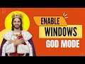 Enable God Mode in Windows | Access All Settings in One Place