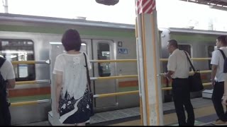 【JR八高線】拝島～八王子間、左側車窓  ～JR東日本初昇降式ホーム柵～