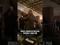 brock lesnar put wee man through a table