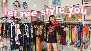 LET ME STYLE YOU // styling you based on your depop LIKES and DISLIKES!!!
