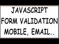 FORM VALIDATION (part-1)