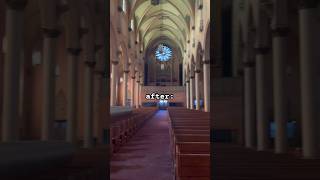abandoned church: before and after