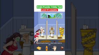 Brain Puzzle: Tricky Test Level 49 complete #brainpuzzle