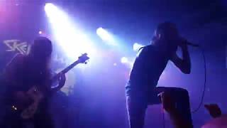 Skeletonwitch live at Sticky fingers, Göteborg 20181116 - Red death, white light (ending)