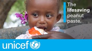 The lifesaving peanut paste | UNICEF