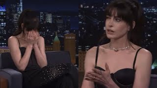 An AWKWARD moment in Anne Hathaway's 