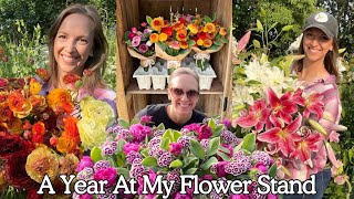 A Year at My Flower Stand / Selling Cut Flowers at a Roadside Stand for an Entire Year